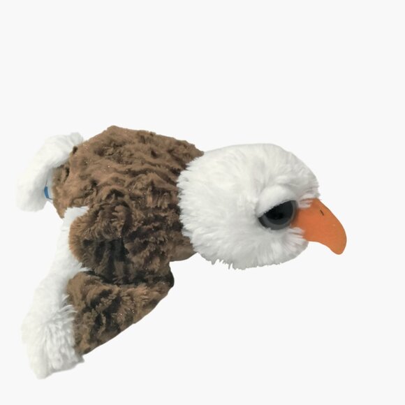 Caltoy Bald Eagle Puppet Stuffed Plush Toy Soft Fluffy Bird - Picture 6 of 8